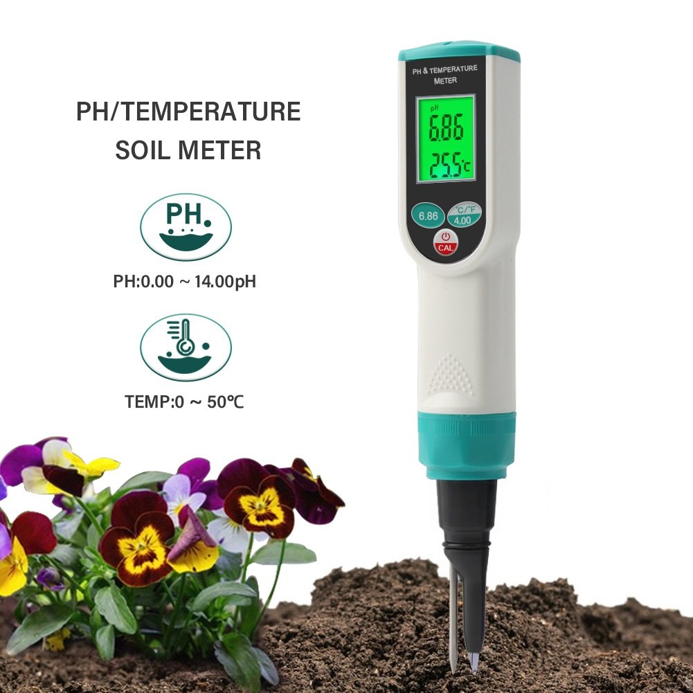Hedao PH-2023 Digital back light pH/Temperature Waterproof Food Ph Meter for soil meat Cheese