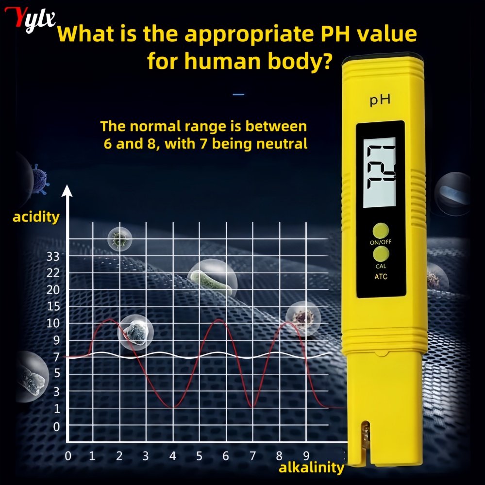 Digital LCD display Ph meter ATC Water pH meter pen Aquarium swimming pool water