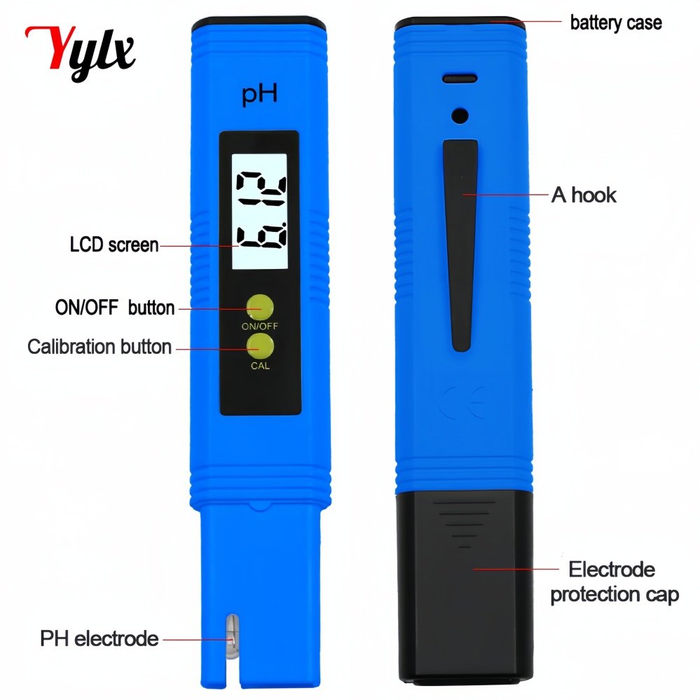 Digital LCD display Ph meter ATC Water pH meter pen Aquarium swimming pool water