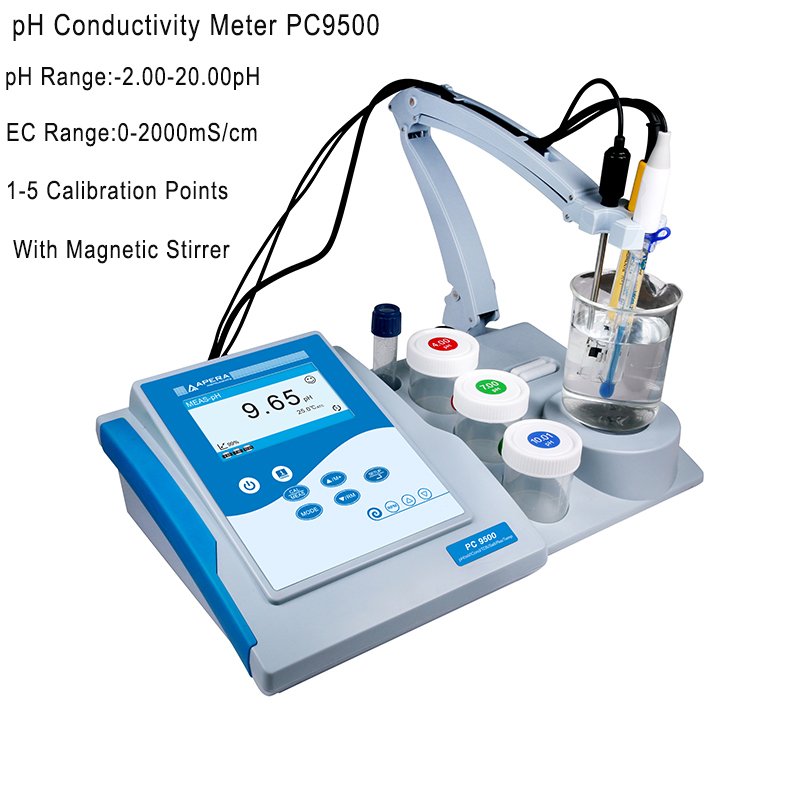High quality Bench top pH Conductivity meter with stirrer