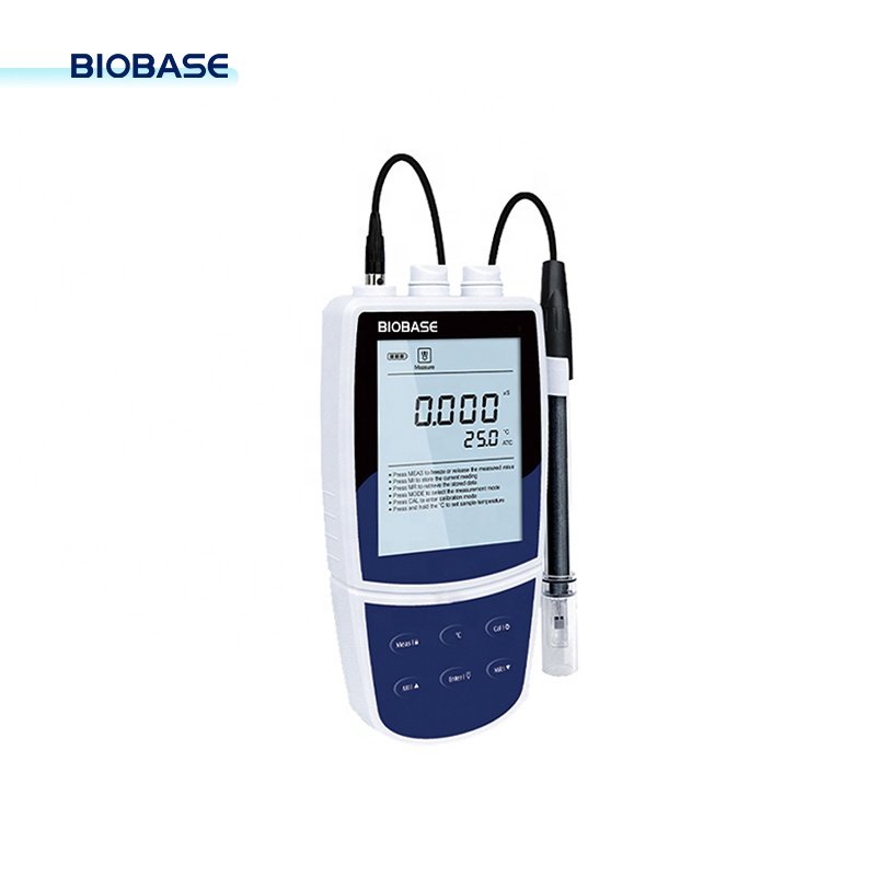 BIOBASE PH Meter Automatic Temperature Compensation Built-in real-time clock stamps PH Meter for lab