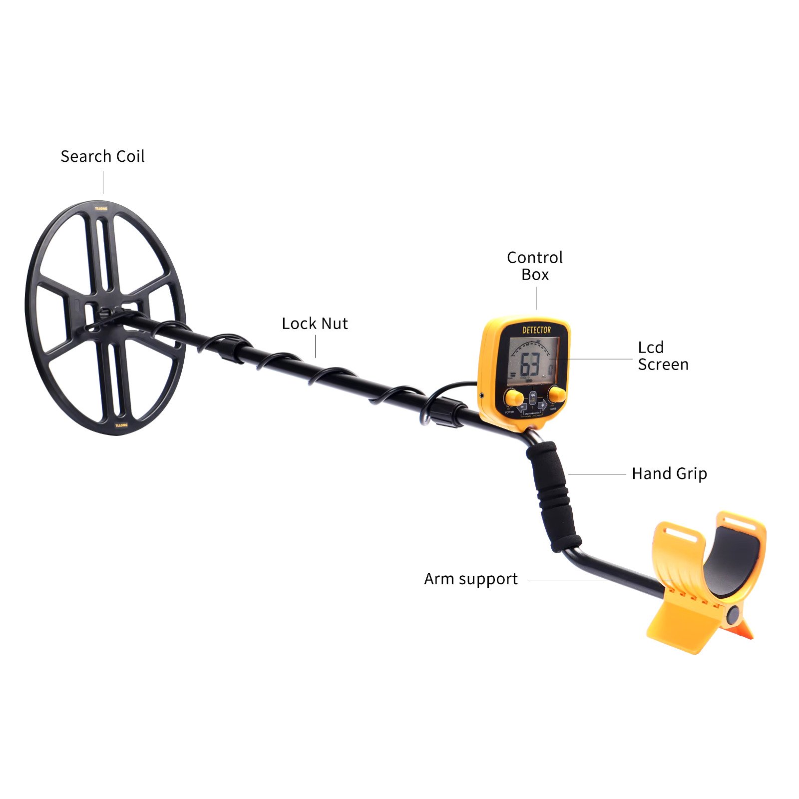 Handheld Long Range Titan GER 1000 Underground Gold Detector For Wholesale.