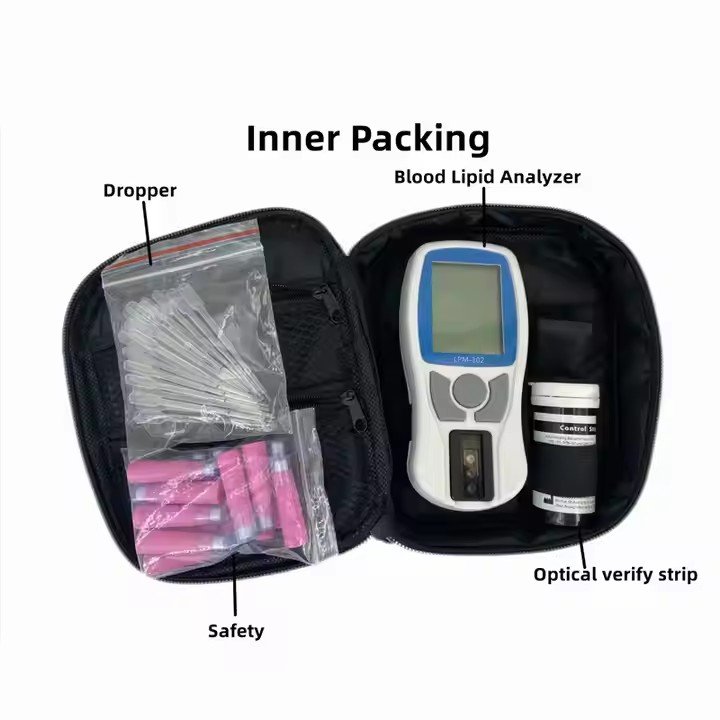 Factory wholesale three-in-one multifunctional cholesterol detection system medical blood lipid meter
