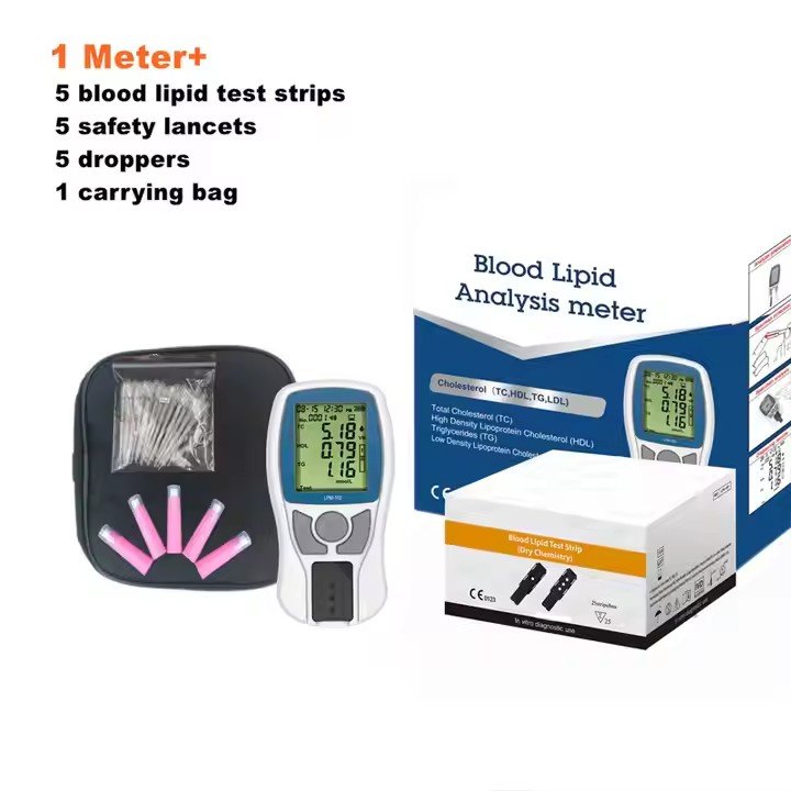 Factory wholesale three-in-one multifunctional cholesterol detection system medical blood lipid meter