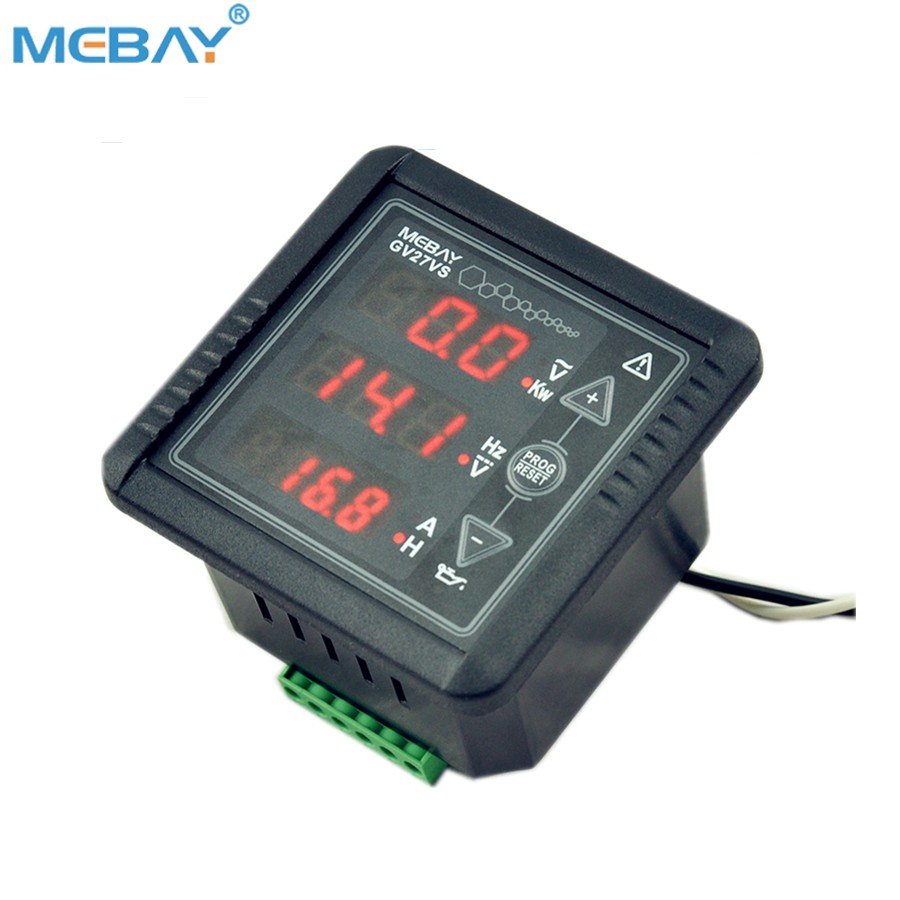 Mebay DC Input Digital Ampere Meter Voltage Meter Voltmeter GV27VS