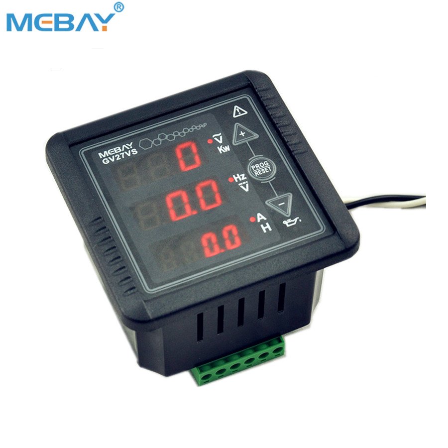 Mebay DC Input Digital Ampere Meter Voltage Meter Voltmeter GV27VS