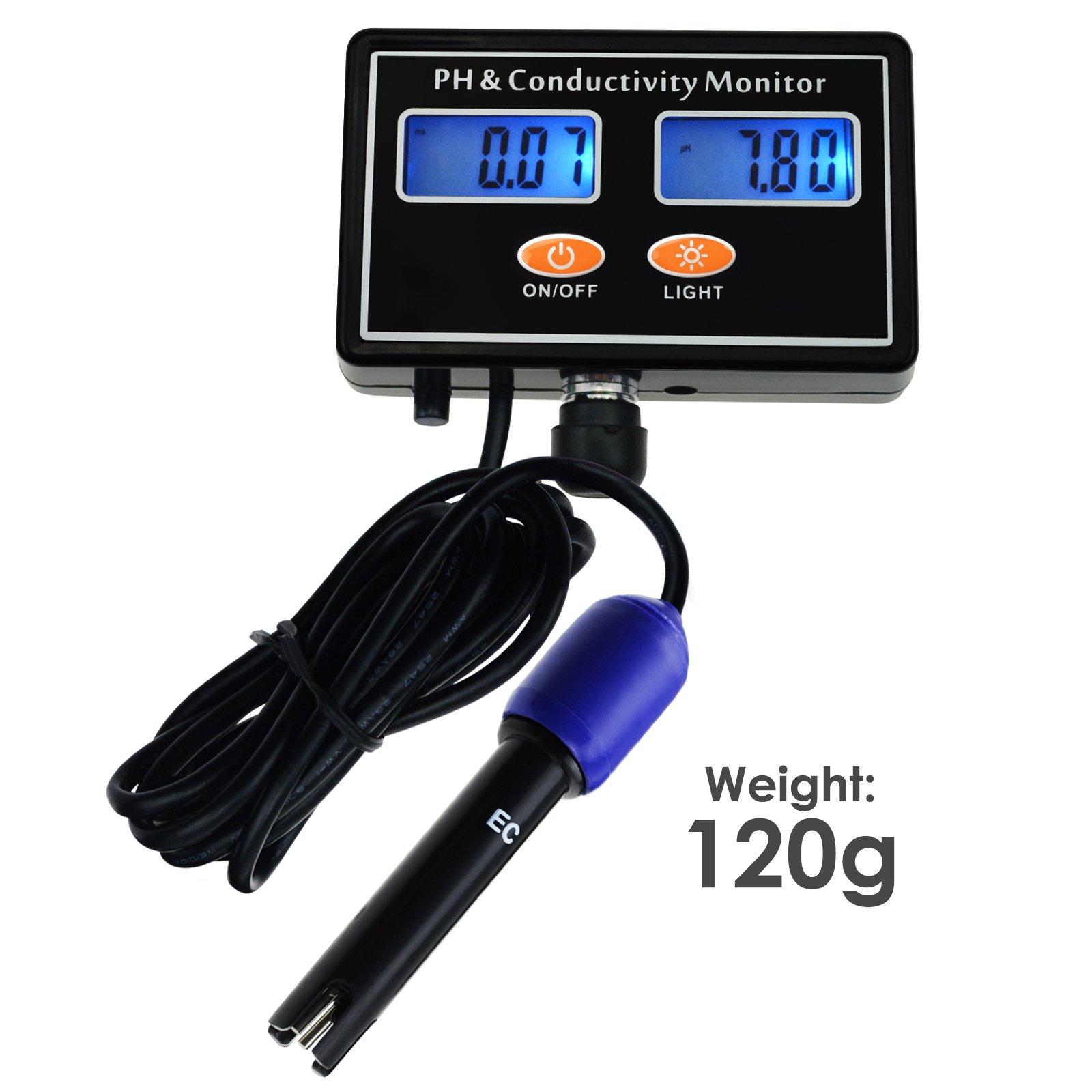 Online PH/EC Monitor Meter Tester ATC Multi Parameter Water Quality Rechargeable Real-time Monitoring (OEM Packaging Available)