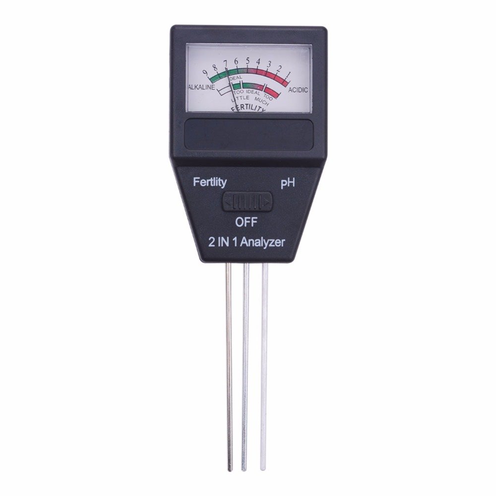 2 in 1 Soil PH meter& fertility tester with 3 Probes Ideal instrument Gardening tools