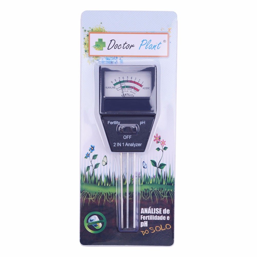 2 in 1 Soil PH meter& fertility tester with 3 Probes Ideal instrument Gardening tools
