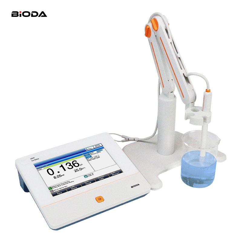 Lab lead nitrate calcium potassium chloride ammonia fluoride sodium nitrate test meter ISE ion meter