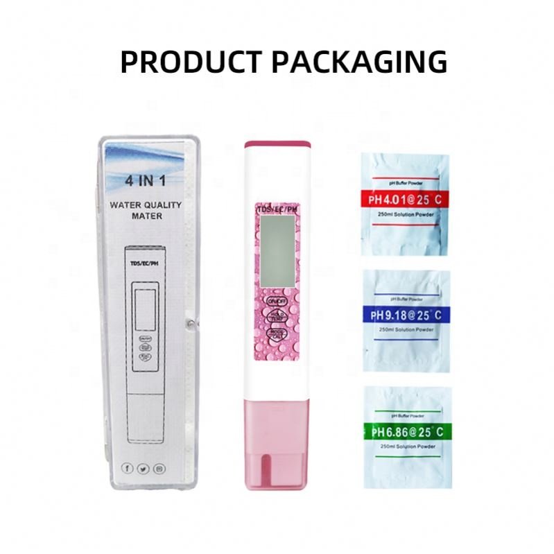 MF-01 Multifunctional TDS/PH/EC/TEMP Meter Water Quality Testing Pen For Home Use