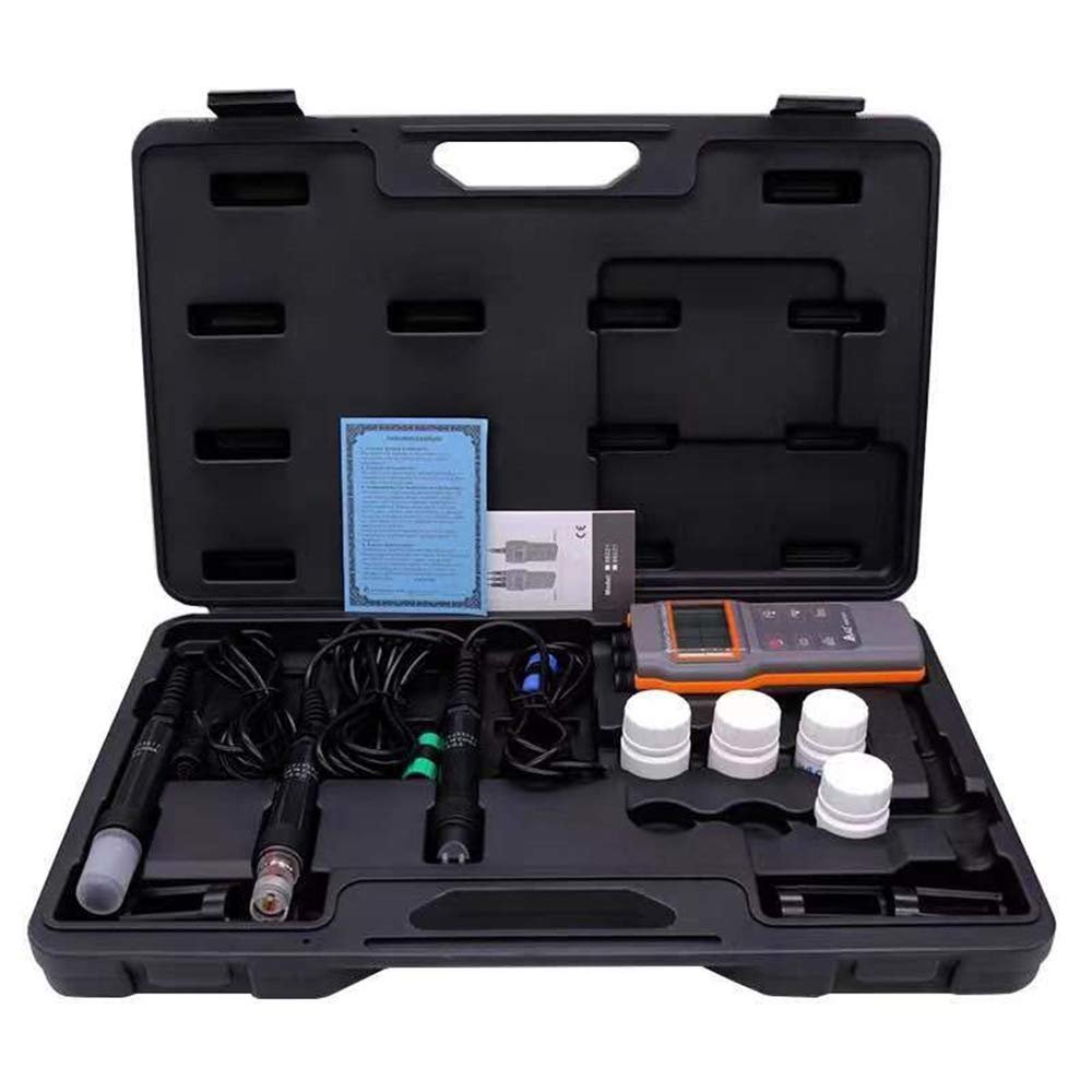 SULMILE AZ-86031 5 in 1 Water Quality Meter Dissolved Oxygen Tester PH Meter PH Conductivity Salinity Temperature Meter AZ86031