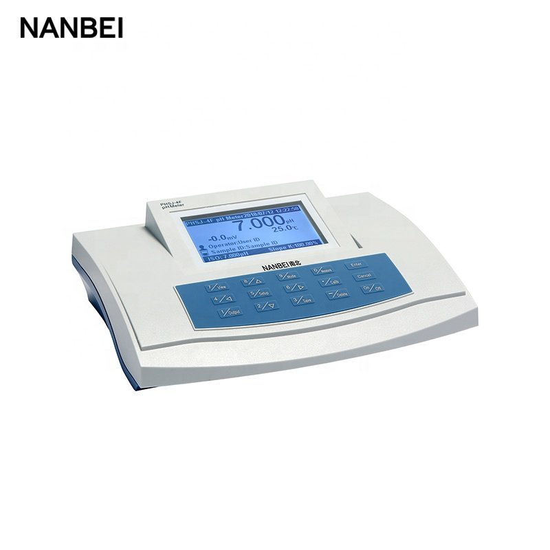 benchtop laboratory automatic temperature compensation digital soil blood ph meter tester
