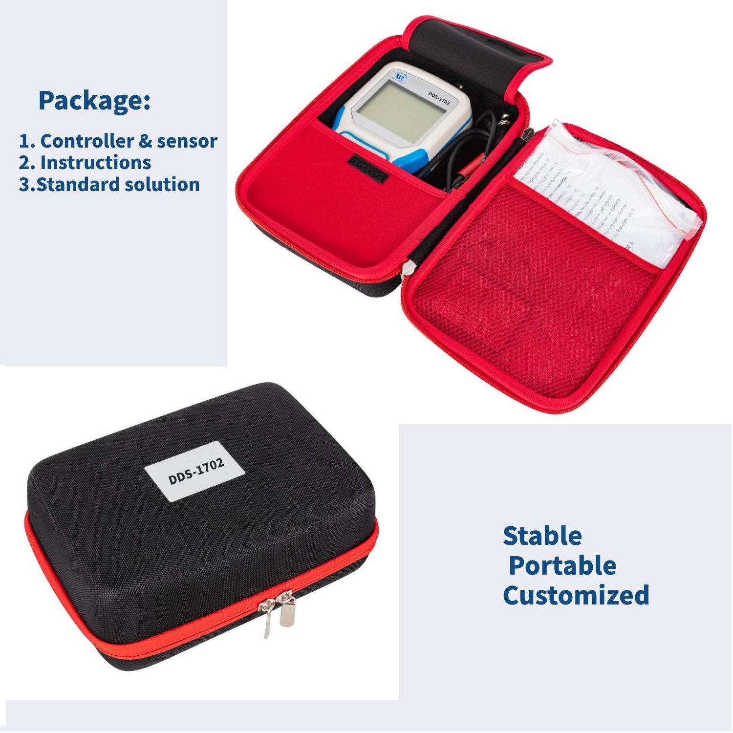 DDS-1702 portable online digital tds monitor electrical water tester conductivity meter