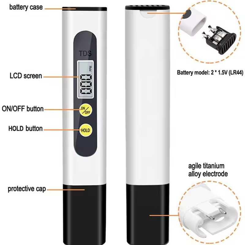 Accurate TDS & PH Meters Water Quality Test Pen Customizable OEM & ODM Industrial Use