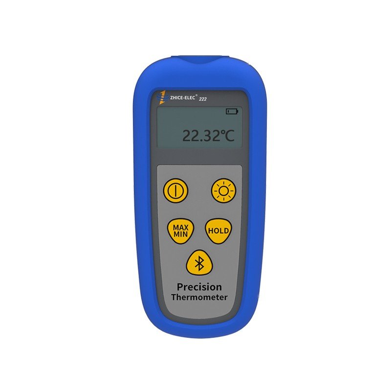 Instant Read Temperature -200-660 C Degree Single Channel RTD Thermometers with Long Stem Stainless Steel