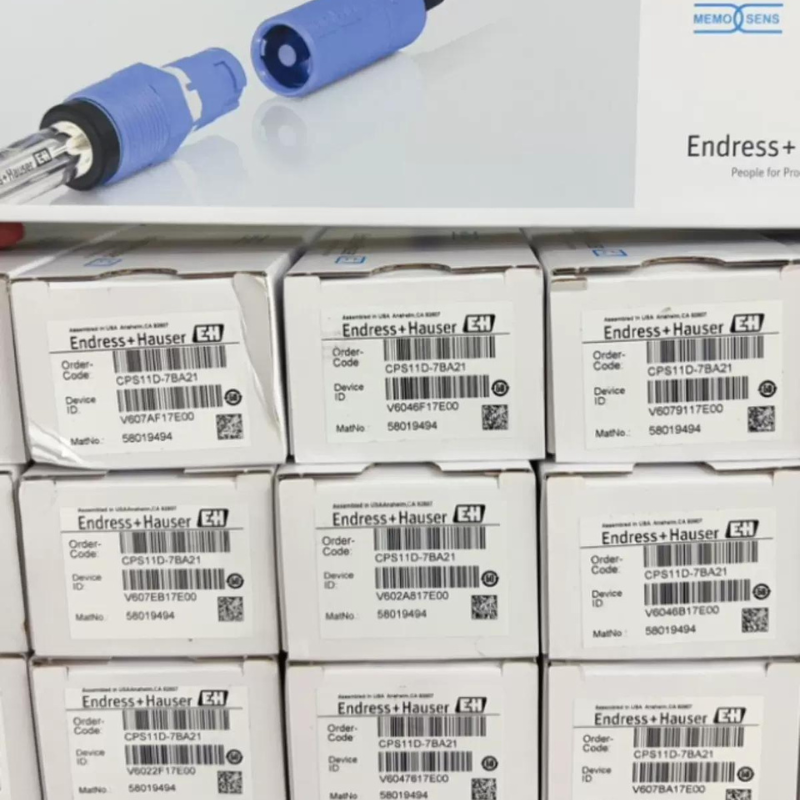 Endress+Hauser CPS11E Memosens Glass Electrode pH Sensor for Water Analysis Low Price PH Meter with OEM and ODM Support