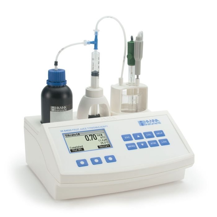 hanna instruments HI84532 Mini Titrator for Measuring Titratable Acidity in Fruit Juice