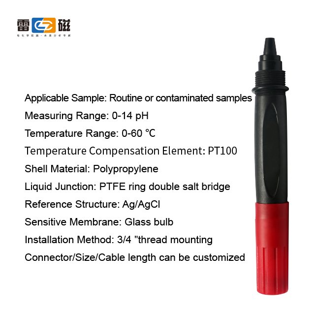 online industrial customized Ph ORP temperature 3-in-1 probe for Swimming Pool Ph Sensor Good quality oem odm ph orp water test
