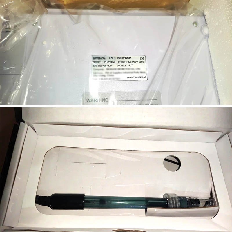 BIOBASE pH Meter Automatic electrode slope display Automatic Temperature Compensation Benchtop pH Meter for laboratory