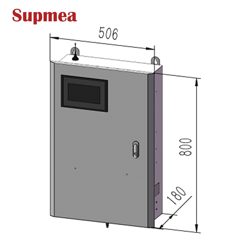 Supmea Multiparameter water quality analysis PH TDS turbidity DO sensor conductivity Online Analyzer Water Quality Controller