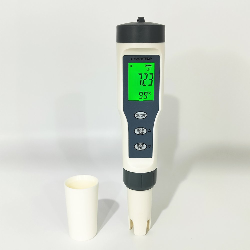 Water Quality Meter 3 In 1 Multi Function Portable pH meter TDS EC Tester Pen Backlight Digital Display For Swimming Pool