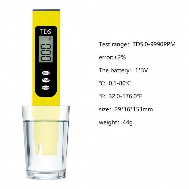 Water Hardness Quality Tester Water Analyzer Pen Type Measuring total dissolved solids meter Tds Meter