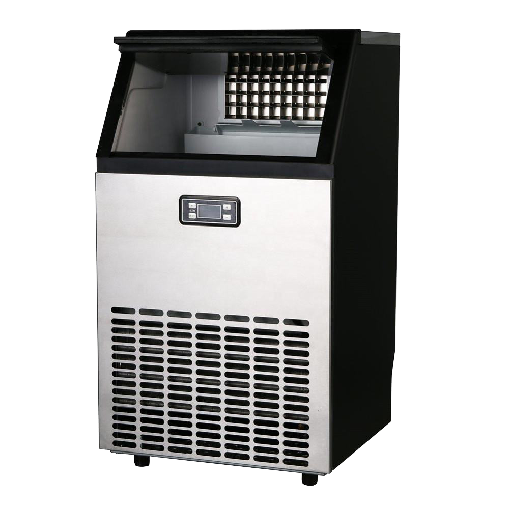 Ice Block Making Machine Ice Cube Maker 80kg/24h Automatic Countertop Ice Maker Machine Commercial For Business Coffee Shop