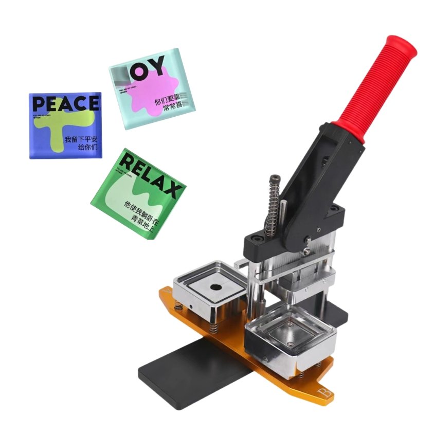 Magnetic Photo Machine Rectangle Shape Fridge Magnet Badge Making Machine 90*65Cm Size Diy Button Maker