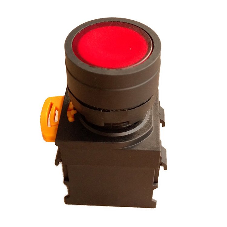B2 XB4 1NO BC21 BC31 BC51 BC61 BC42 BC35 BC45 Red light Momentary E-Stop Power Flat Push Button Switch For Mask Making Machine