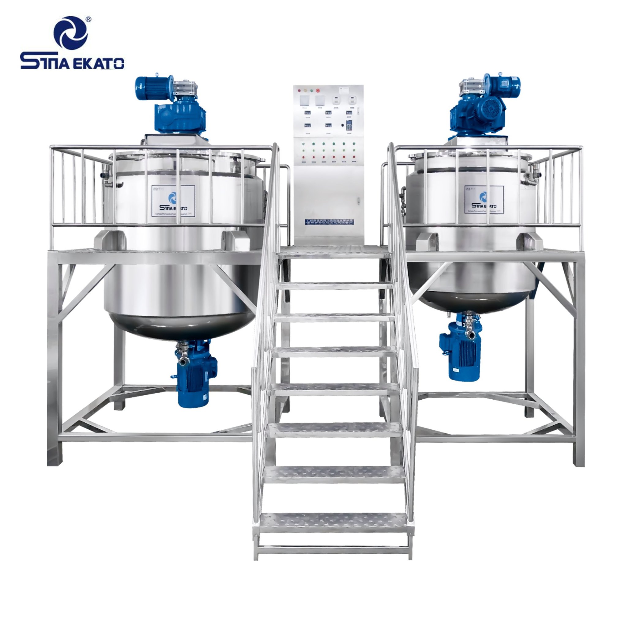 3000L Liquid Soap Making Machine Liquid Cleanser Detergent Homogenizer Mixer Liquid Soap Mixing Tank