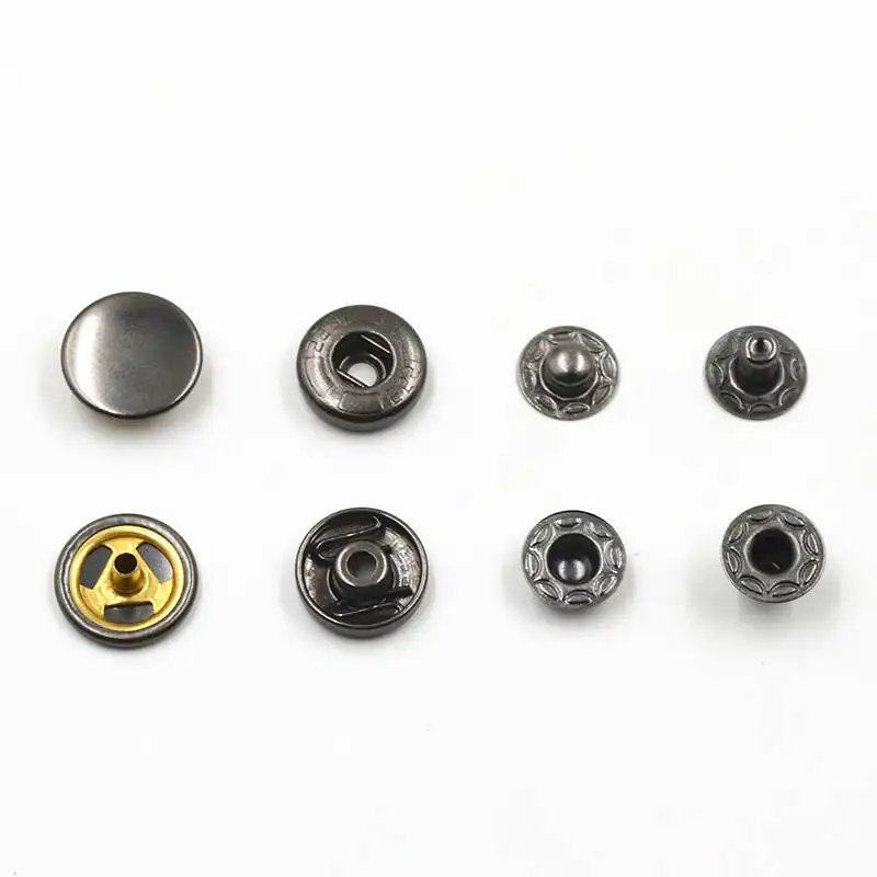Cowboy button assembly machine for making and assembling circular button nails for I-shaped clothes and pants