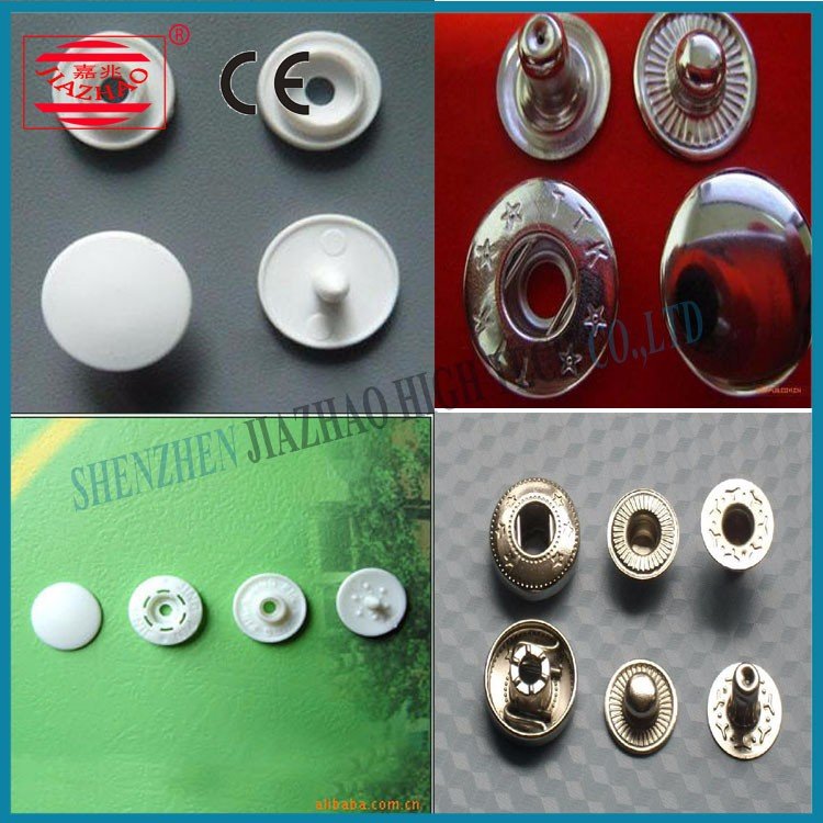 Cowboy button assembly machine for making and assembling circular button nails for I-shaped clothes and pants