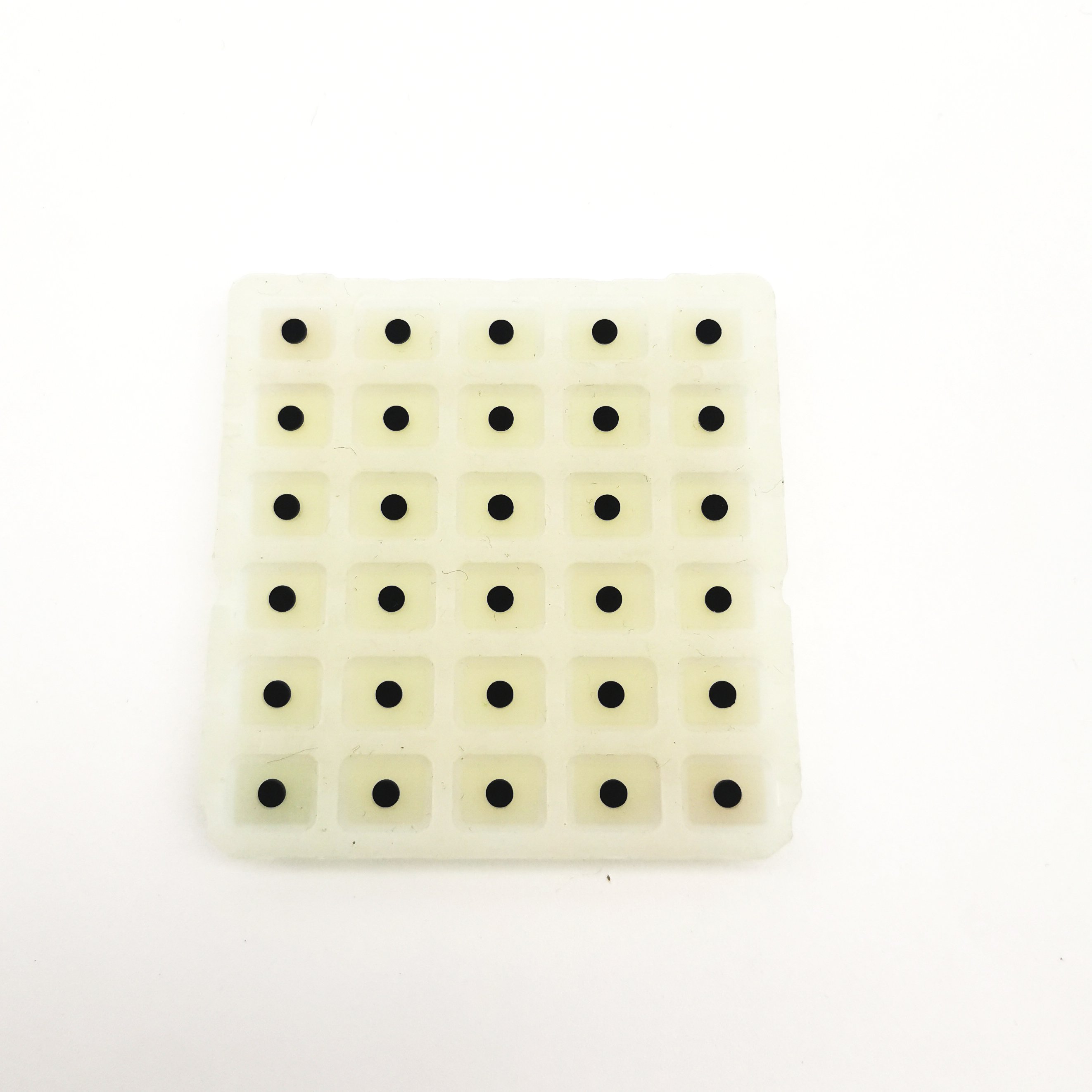 Custom Glow-in-the-Dark Silicone Keypads Fluorescence Numerous Rubber Buttons with conductive pills for pos machine