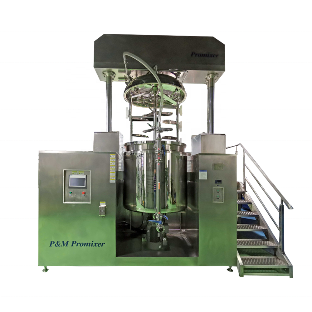 Professional hydraulic lift vacuum homogenizing emulsion machine cosmetic production equipment