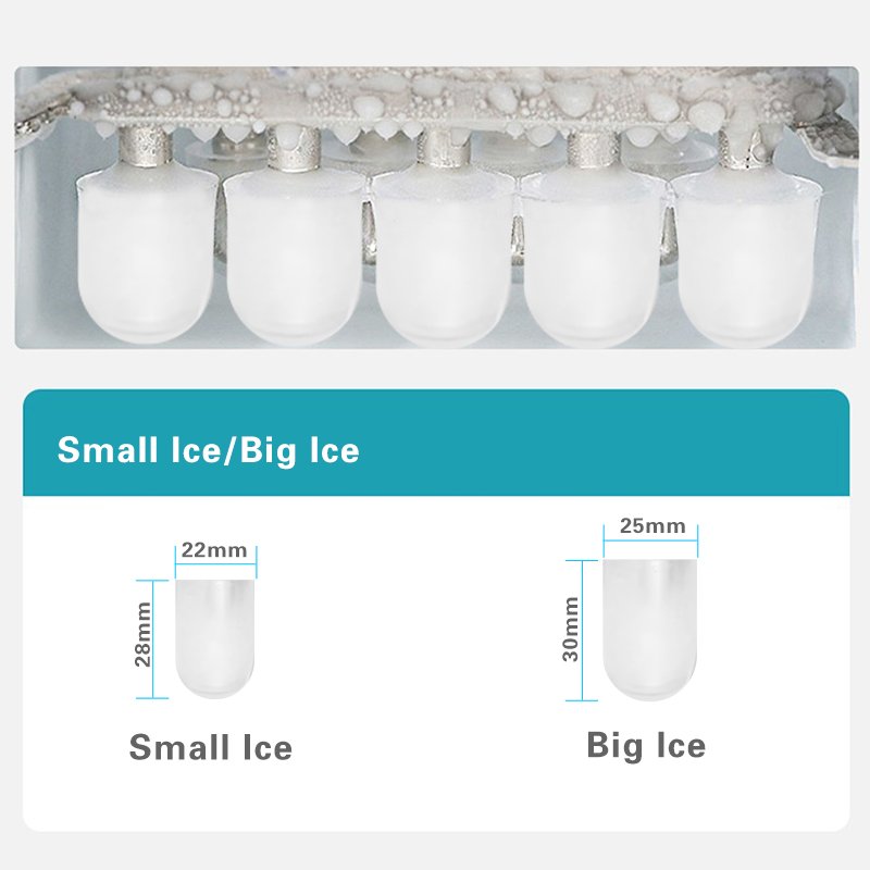 manufacturer AC 220V portable countertop ice maker machine mini ice maker household ice cube maker home