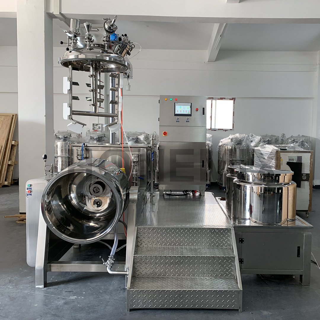Hone Cosmetic Cream Homogenizer Emulsifier Machinery for Shampoo Lotion Making Production Line Body Oil Making Mixer on Sales