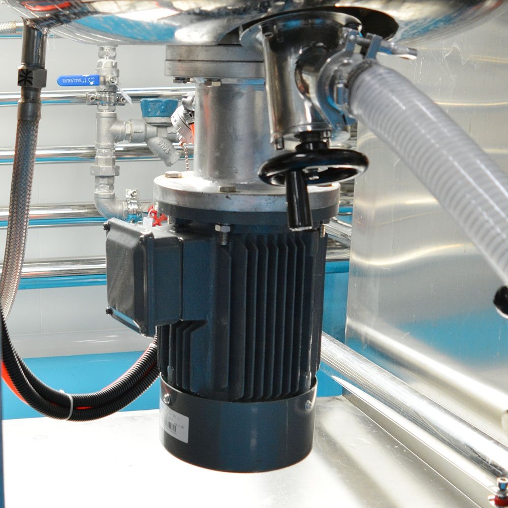 1000L Hair Color making machine/Styling gel mixer equipment homogenizing mixing blender