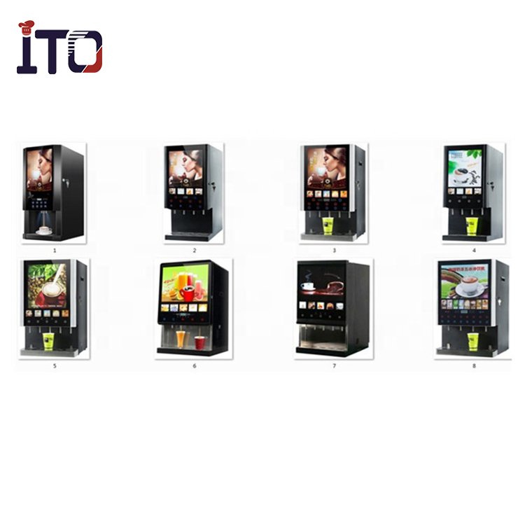 Touch Button Tabletop Commercial Office Juice Tea Orange Mango Coffee Drinks Vending machine 30SCW