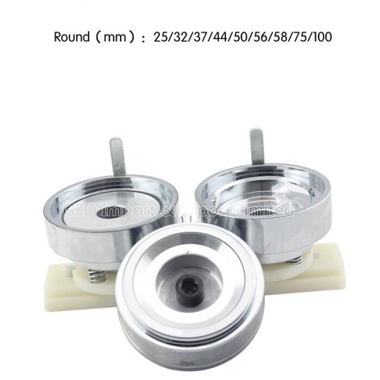 2020 Hot Sale Customized Button Badge Maker Tinplate Material Making Machine with free Circle Cutter for Sale Have In Stock