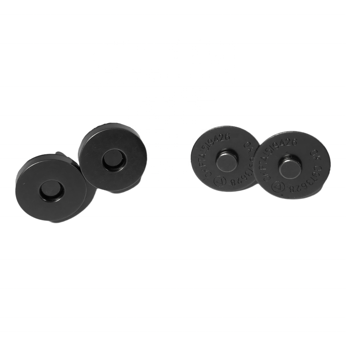 18mm Nickle Copper Magnetic button for handbag Plain Metal snaps for purse and clothes