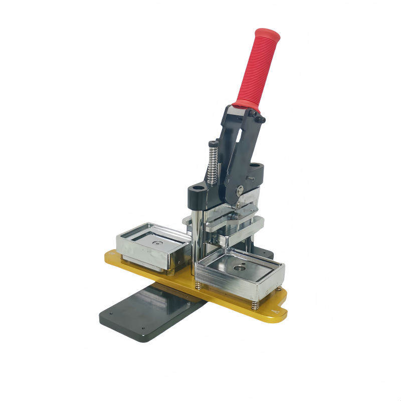 80*53mm Rectangular Button Fridge Magnet Making Machine Kit with Paper Cutter and 100sets Materials