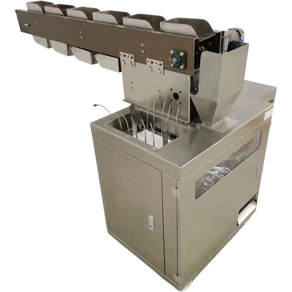 machineAutomatic chain bucket screw button packing machinmolasses the packing compressed bisciutpasta Packaging machinery