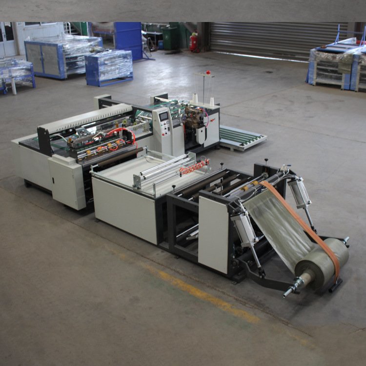 Pp Button File Bag Making Machine Lines Cost Flat Button Food Video Bottom Polyethylene Industrial