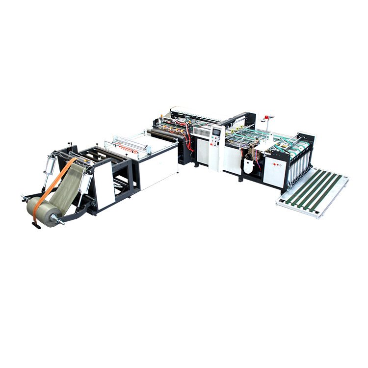 Pp Button File Bag Making Machine Lines Cost Flat Button Food Video Bottom Polyethylene Industrial