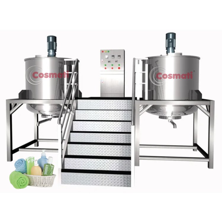Liquid Hair Care Lubricant Oil Blender Mixing Machine Stirring Tank Daily Chemical Mixer Shampoo Making Machine