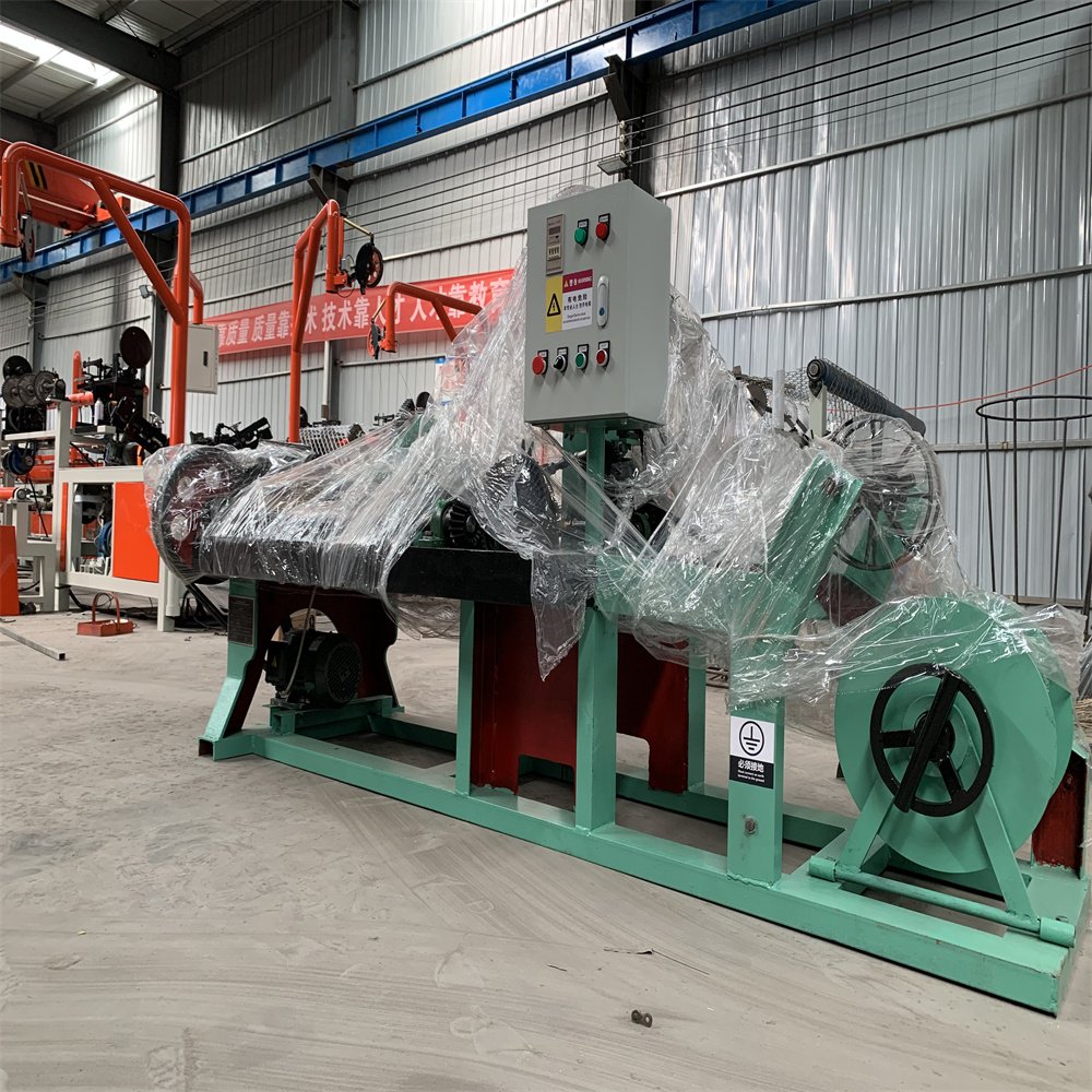 China Manufacturer High Capacity Kenya Cs-a Cs-b Cs-c Automatic Reverse Twisted Galvanized Barbed Wire Mesh Making Machine