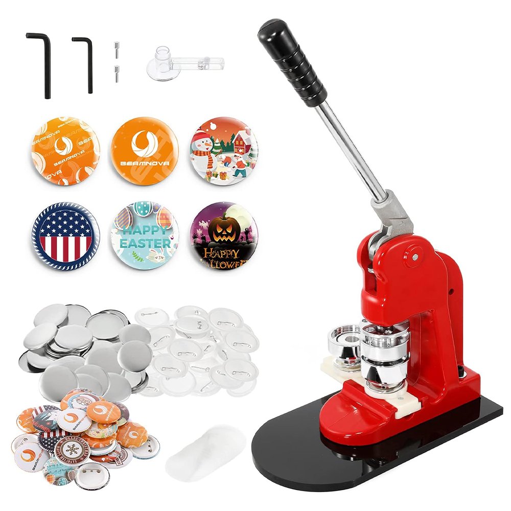 QUAFF button badge making machine 25mm 32mm 37mm 44mm 58mm 75mm High quality pin custom button badge for promotion