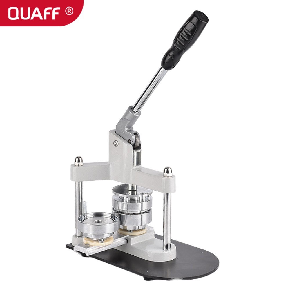QUAFF button badge making machine 25mm 32mm 37mm 44mm 58mm 75mm High quality pin custom button badge for promotion