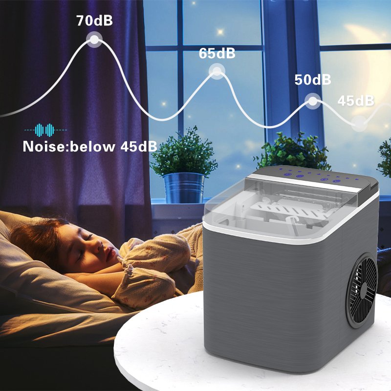 Household Automatic Countertop Portable Small Mini Ice Cube Maker Machine For Home